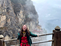 Sam White in Bhutan - Fulbright
